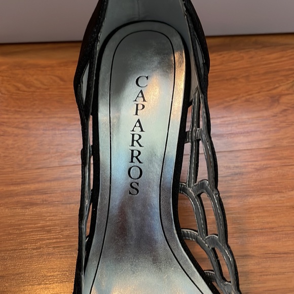 Caparros Sparkly Black Heels - Picture 4 of 5